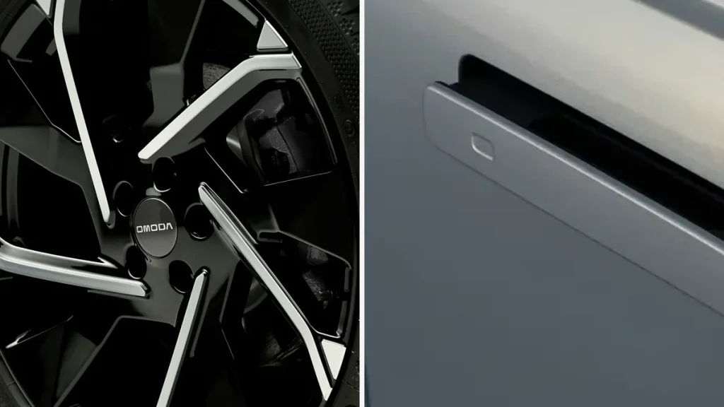OMODA 7 jantı ile JAECOO 7 gizli kapı kolu detayları